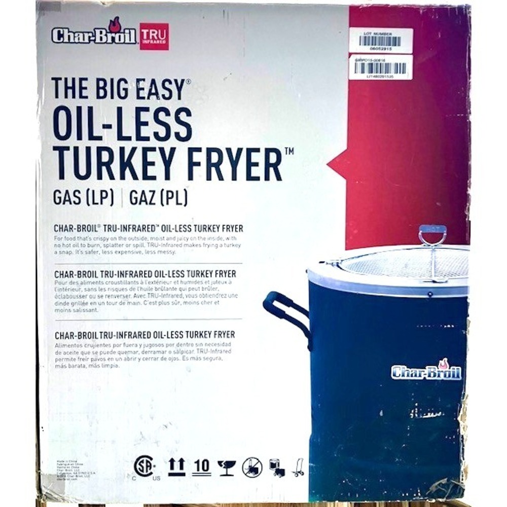 Char-Broil‎ The Big Easy Tru-Infrared Oil-Less Turkey Fryer NEW IN BOX